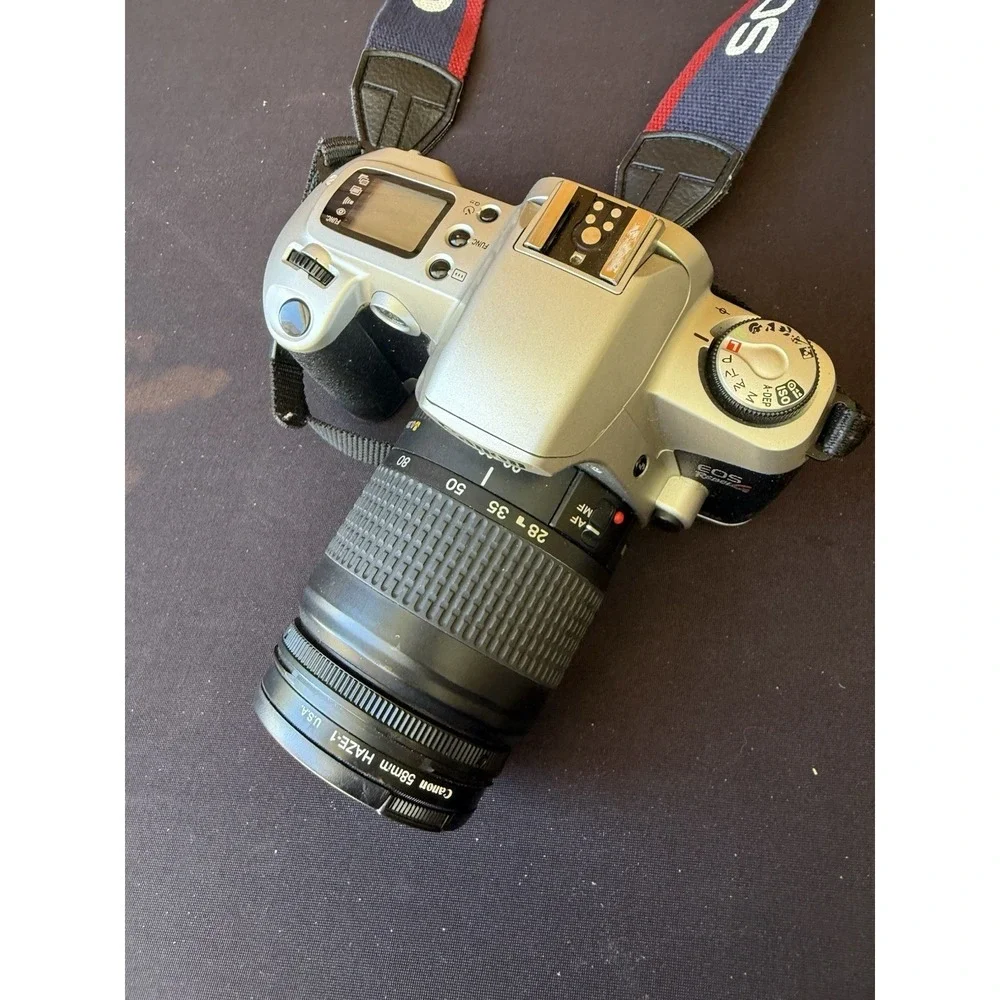 Canon EOS Rebel G 35mm Film‎ Camera w/ 28-80mm Lens Vintage